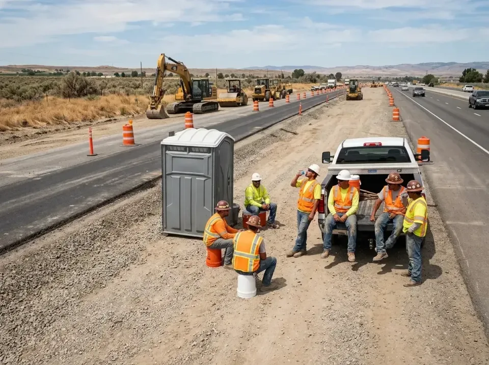 highway-road-construction-crew-007 — frequently asked questions, Porta Potty and Restroom Rentals in Colfax, IA